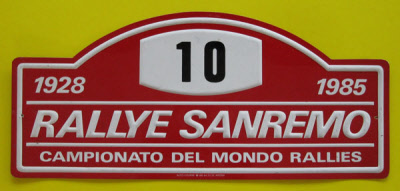 Plaque Moto Autocollant Rallye Monte-Carlo 2001 - 69ème édition - Collection Sport Auto - Neuf Rally Plaque