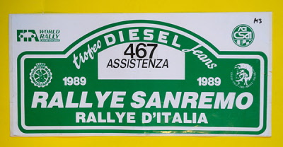 Rallye Startnummer – Uffkleba