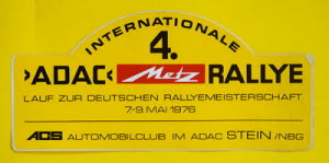 Insigne - Geëmailleerde Grille Badge - Rallye International Interlaken